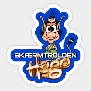 Skaermtrolden Hugo Sticker